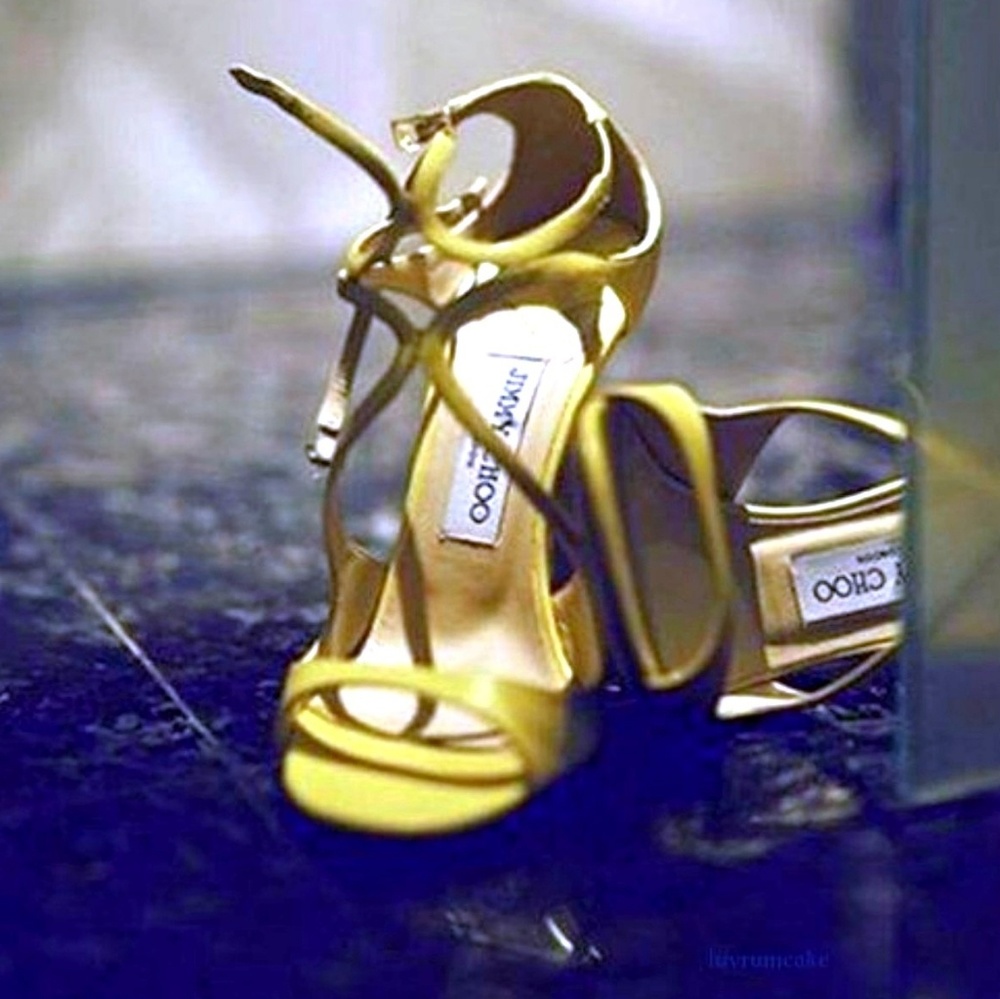 SOLD🎈$775🎉JIMMY CHOO❤️Lang❤️Sandals 37.5/7 - Picture 8 of 8